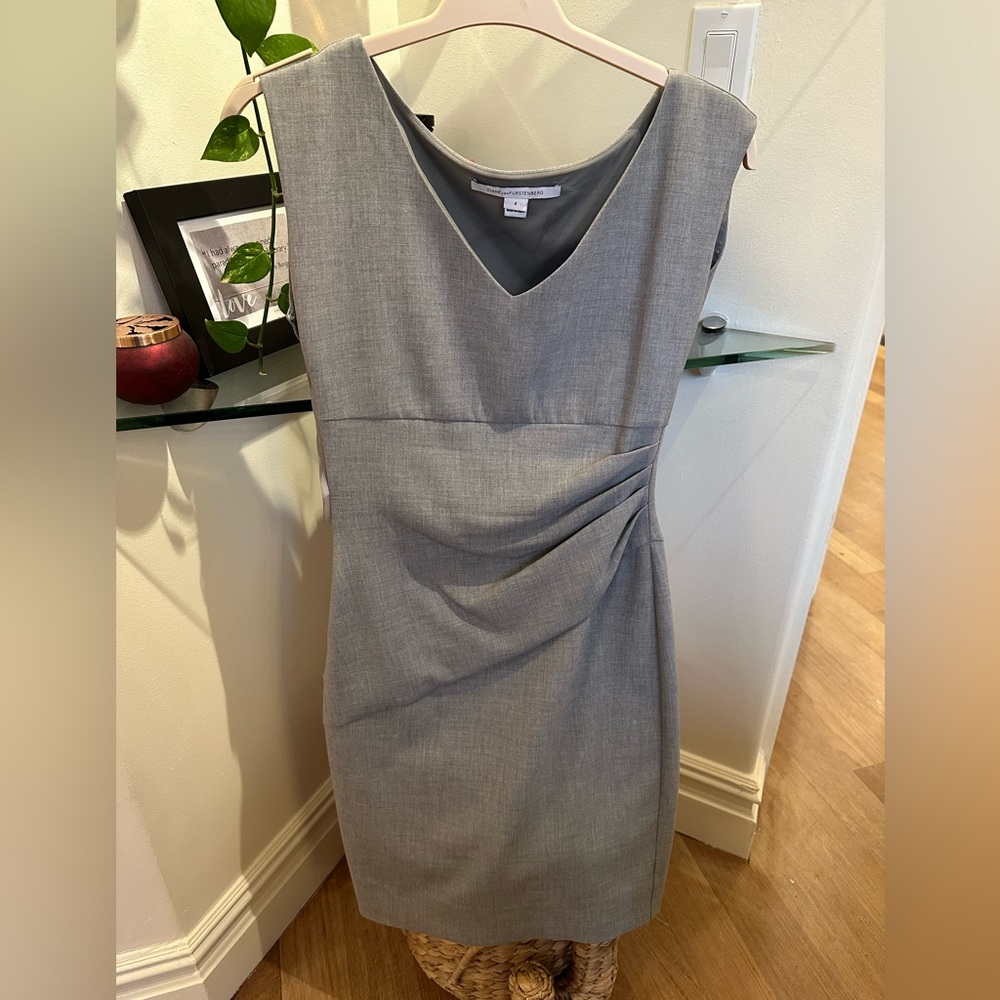 DVF Diane von furstenberg gray dress
